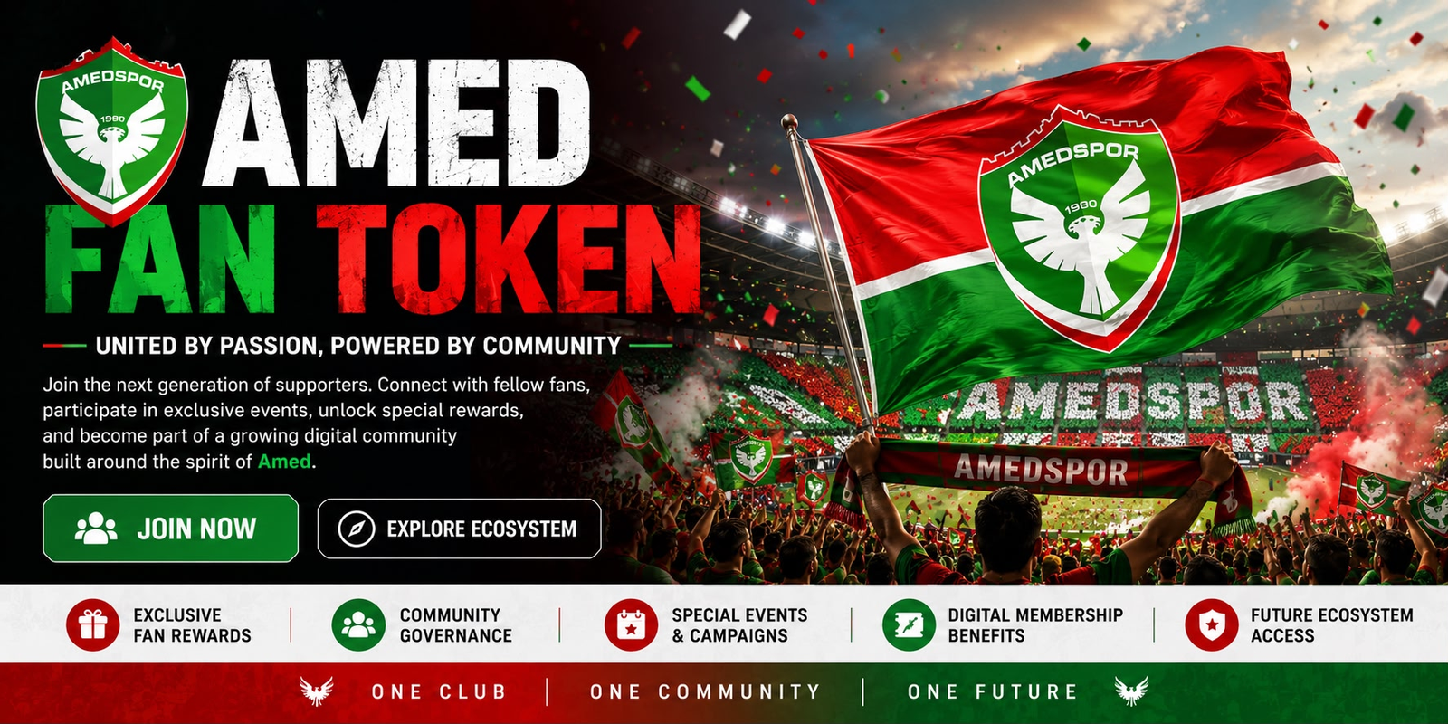 Amed Fan Token Banner